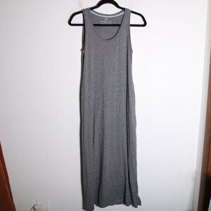 Free Fly Bamboo Heritage Midi Maxi Dress Womens XS Heathered Gray Beach Cotton